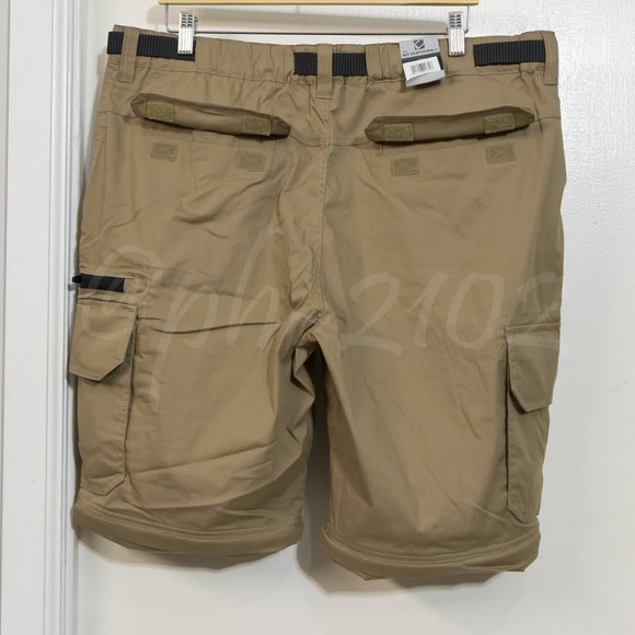 4 Pairs Size L x 30 BC Clothing Men's Convertible Stretch Cargo Hiking Pants - Picture 14 of 14